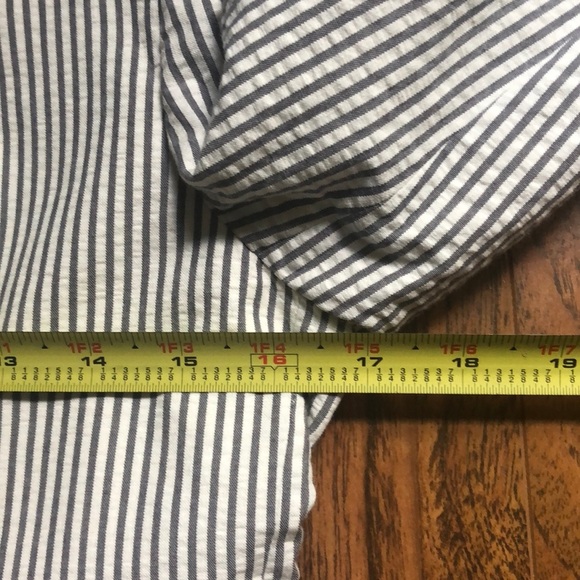 Bespoke Grey and White Seersucker Jacket - Picture 9 of 13